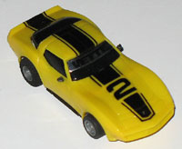 1981 TYCO 440 1979 Corvette HO SlotCar Yellow BODY 6229 